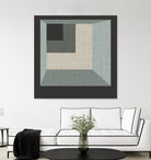 Geometric Perspective I by June Erica Vess on GIANT ART - green abstract