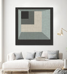 Geometric Perspective I by June Erica Vess on GIANT ART - green abstract