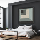 Geometric Perspective I by June Erica Vess on GIANT ART - green abstract