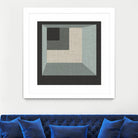 Geometric Perspective I by June Erica Vess on GIANT ART - green abstract