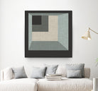 Geometric Perspective I by June Erica Vess on GIANT ART - green abstract