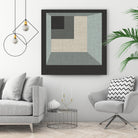 Geometric Perspective I by June Erica Vess on GIANT ART - green abstract