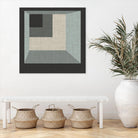 Geometric Perspective I by June Erica Vess on GIANT ART - green abstract