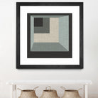 Geometric Perspective I by June Erica Vess on GIANT ART - green abstract