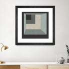 Geometric Perspective I by June Erica Vess on GIANT ART - green abstract