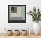 Geometric Perspective I by June Erica Vess on GIANT ART - green abstract