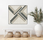 Geometric Perspective IV by June Erica Vess on GIANT ART - green abstract