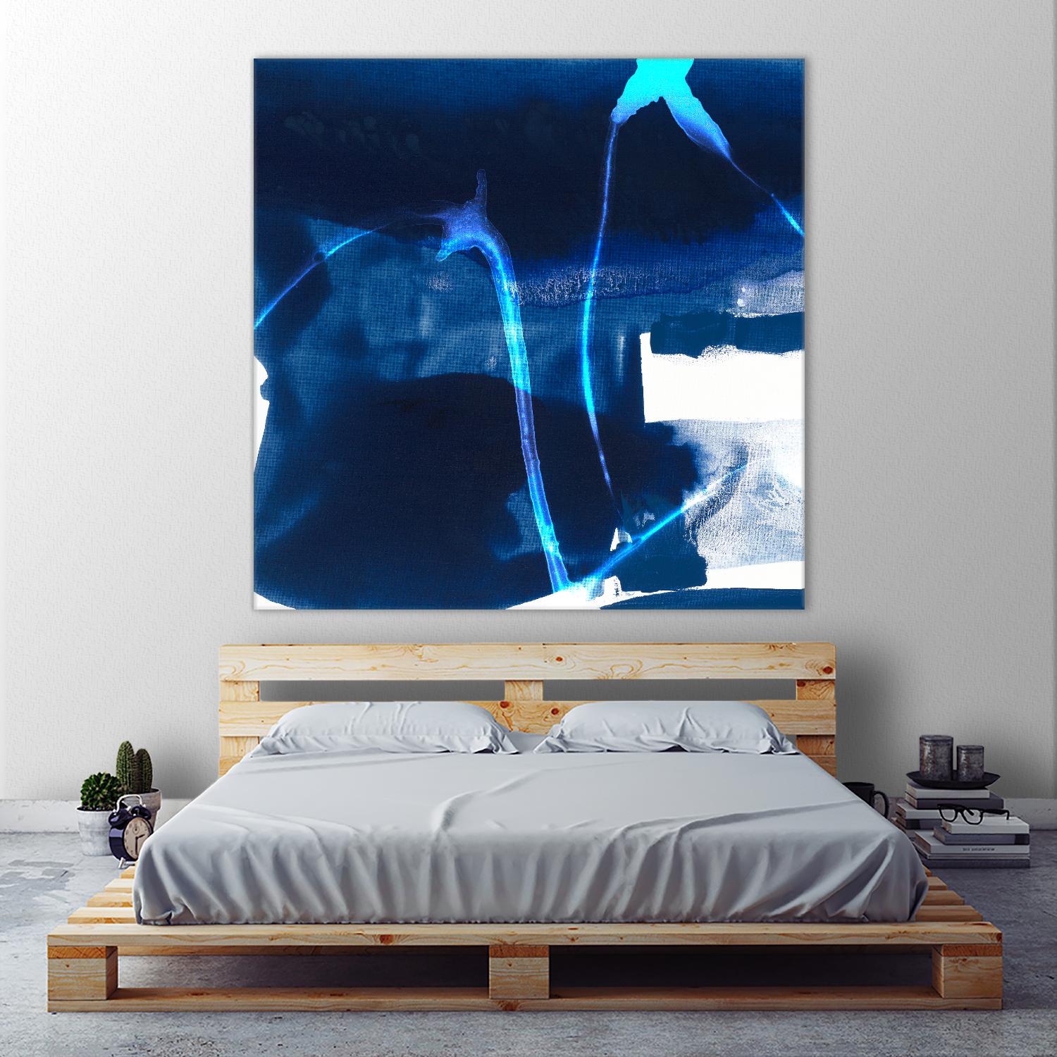 Tidal Atmosphere I by Sisa Jasper on GIANT ART - blue abstract