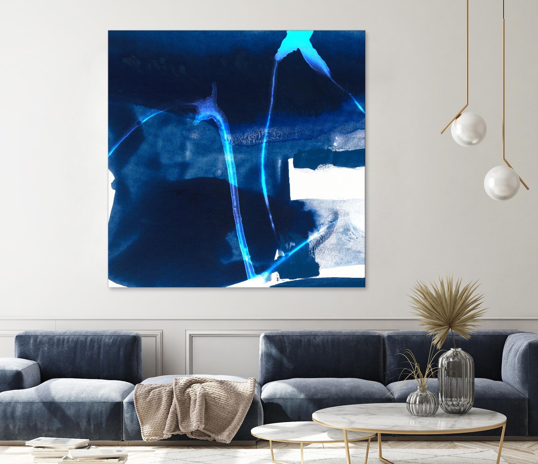 Tidal Atmosphere I by Sisa Jasper on GIANT ART - blue abstract