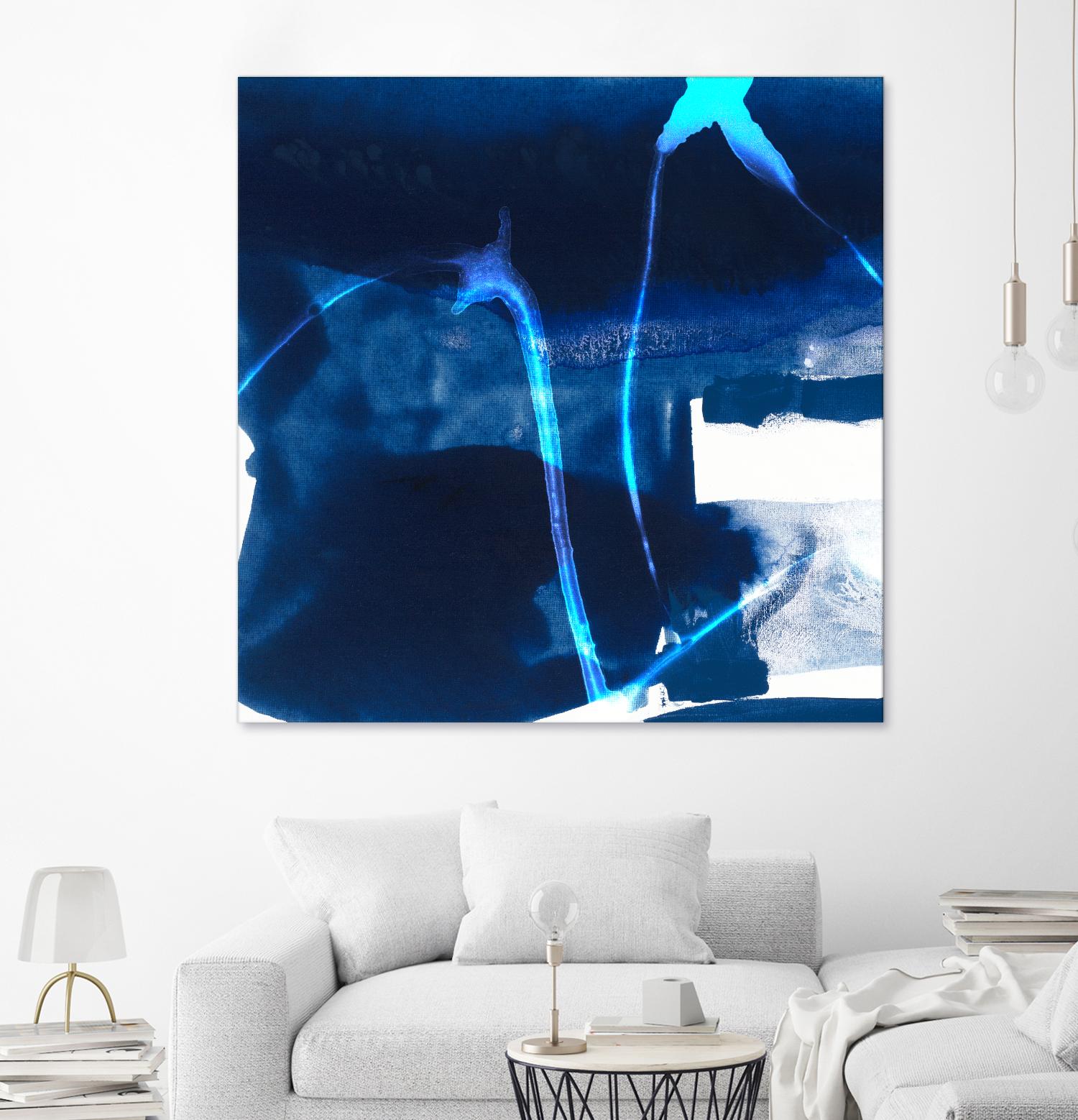 Tidal Atmosphere I by Sisa Jasper on GIANT ART - blue abstract