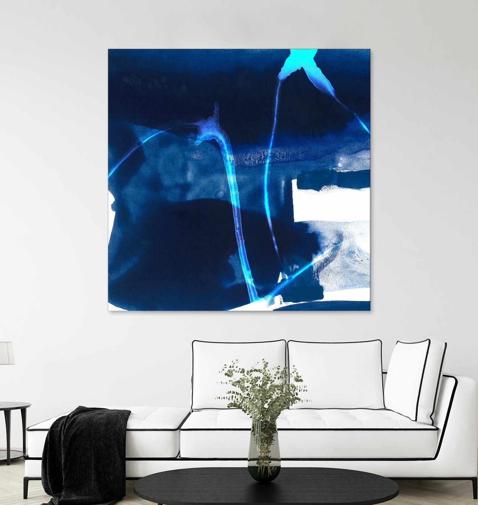 Tidal Atmosphere I by Sisa Jasper on GIANT ART - blue abstract