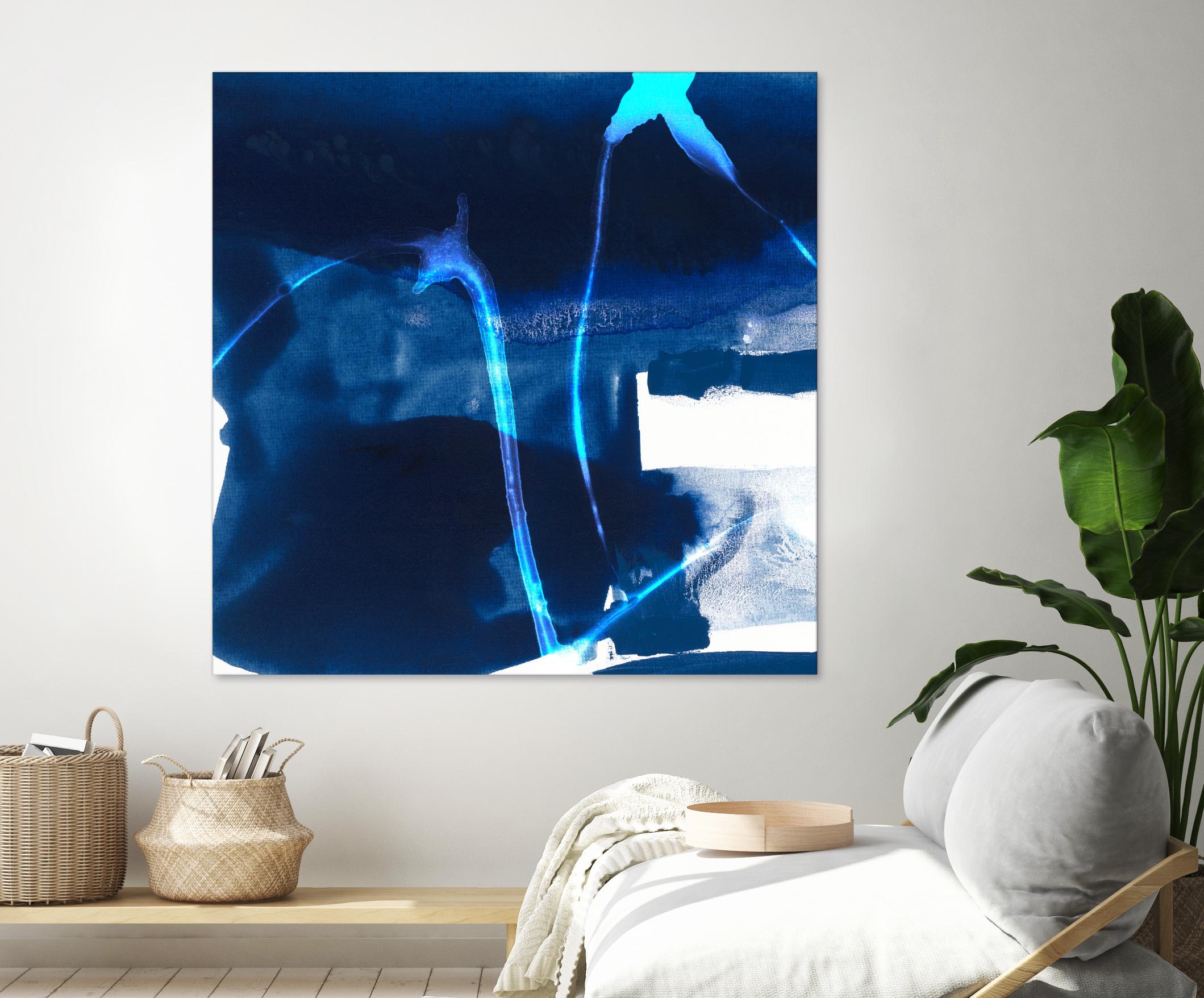 Tidal Atmosphere I by Sisa Jasper on GIANT ART - blue abstract