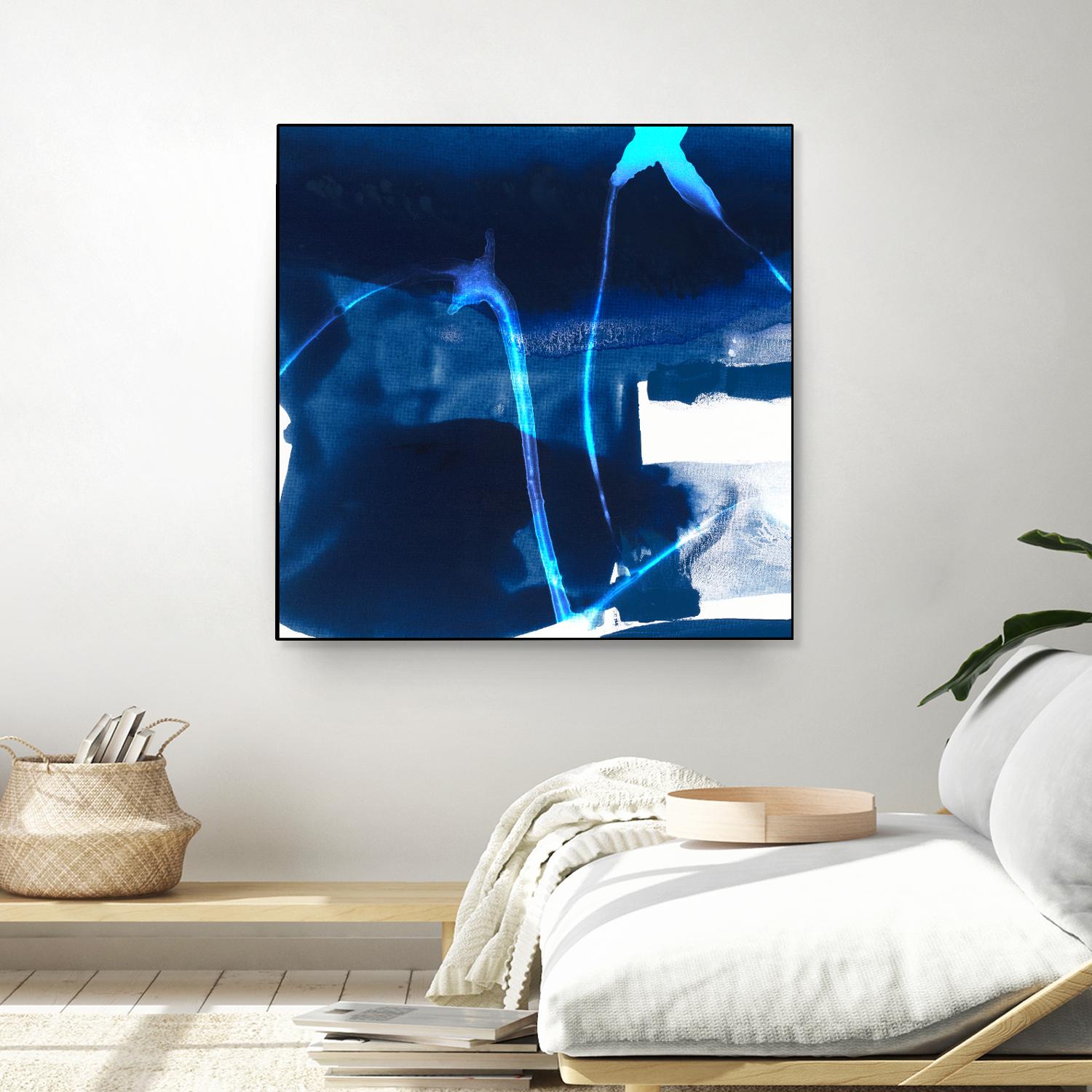 Tidal Atmosphere I by Sisa Jasper on GIANT ART - blue abstract