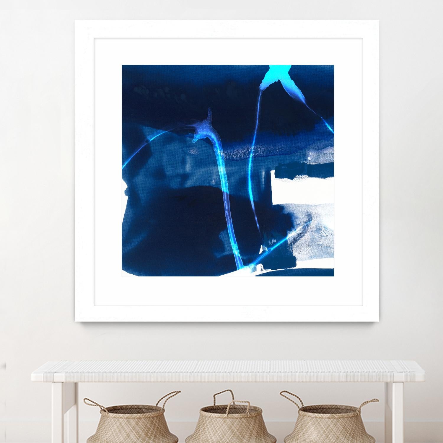 Tidal Atmosphere I by Sisa Jasper on GIANT ART - blue abstract