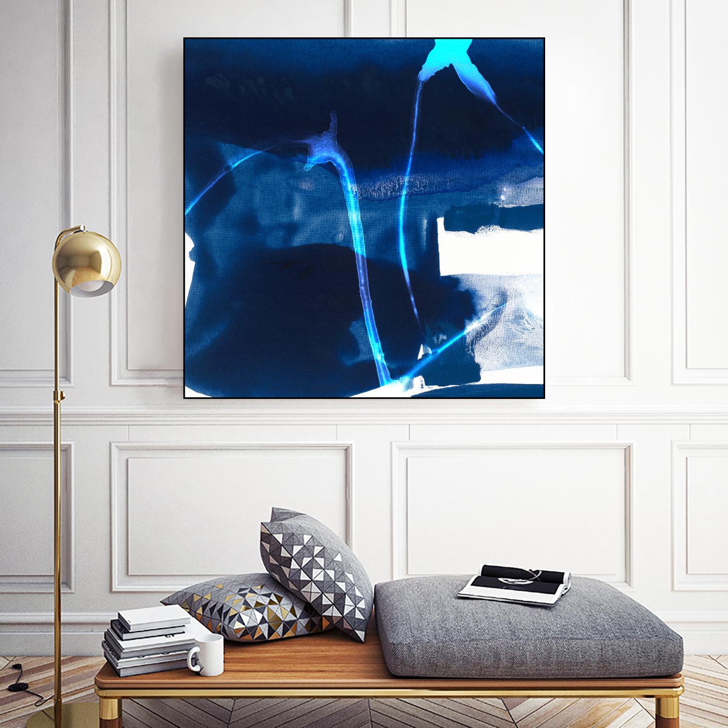 Tidal Atmosphere I by Sisa Jasper on GIANT ART - blue abstract