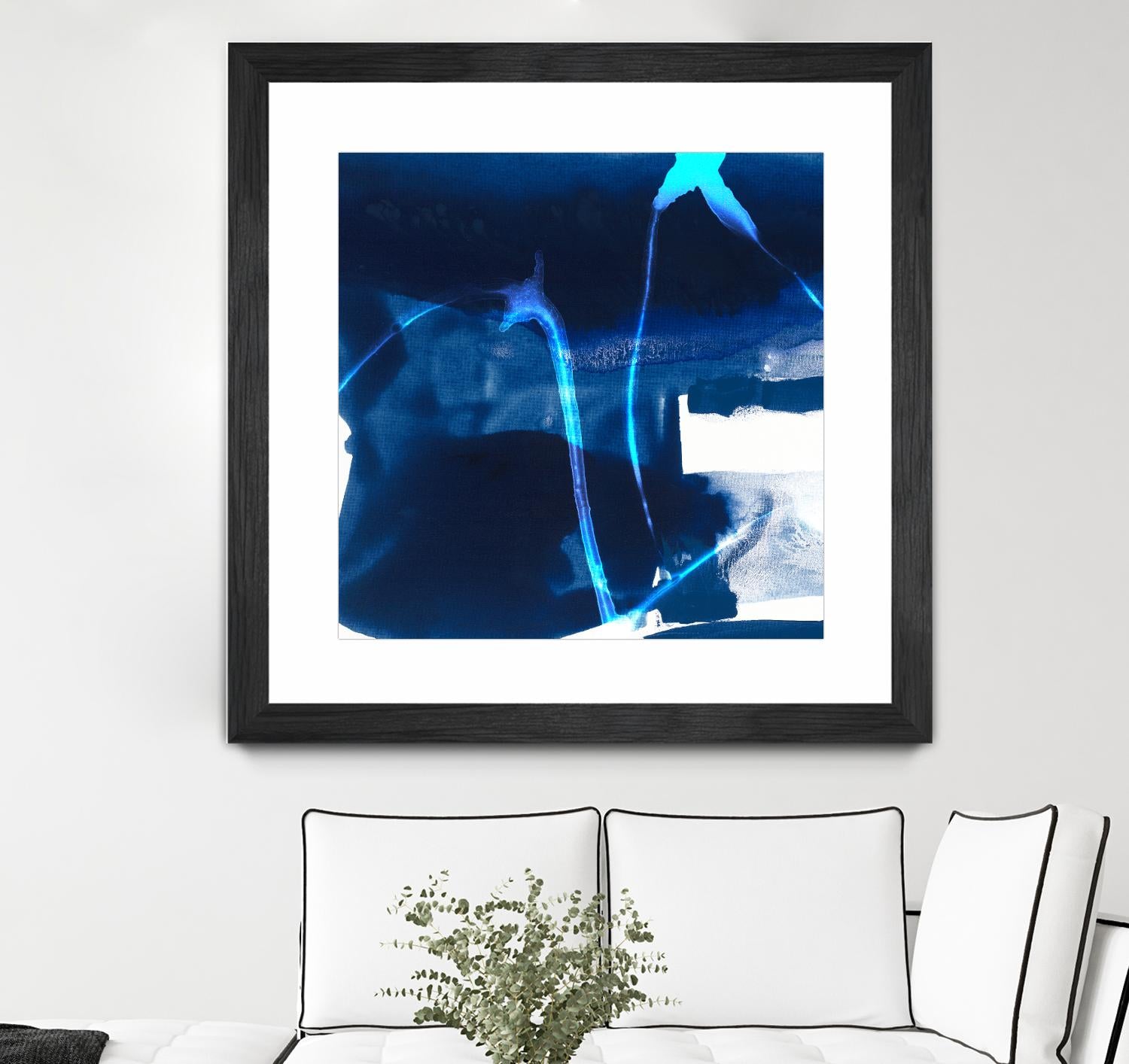Tidal Atmosphere I by Sisa Jasper on GIANT ART - blue abstract