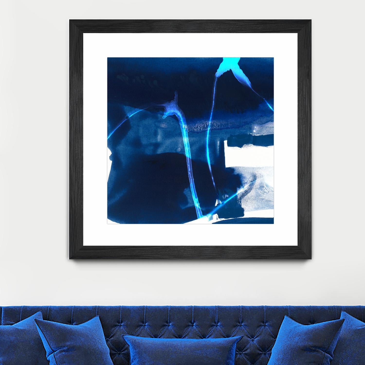 Tidal Atmosphere I by Sisa Jasper on GIANT ART - blue abstract