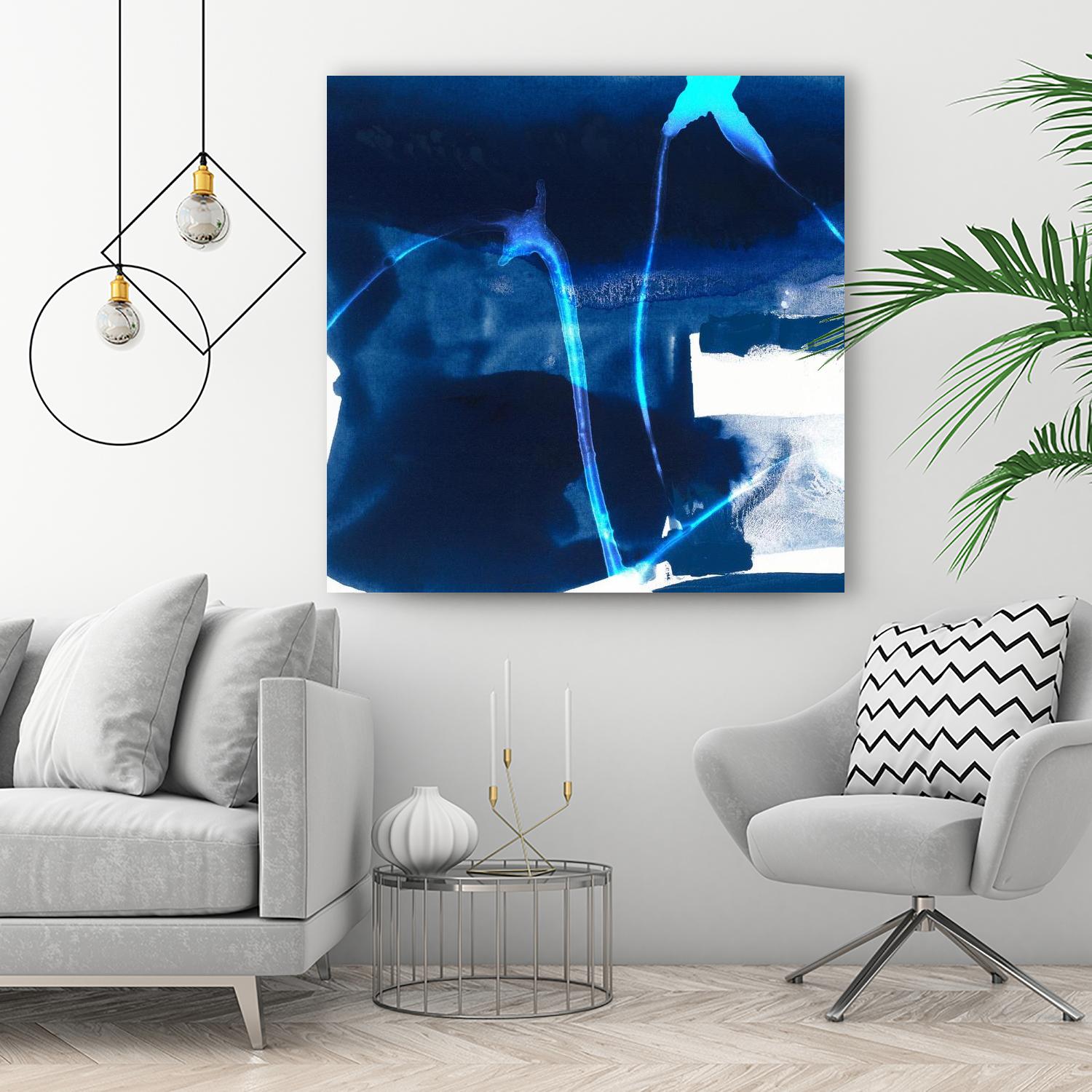 Tidal Atmosphere I by Sisa Jasper on GIANT ART - blue abstract