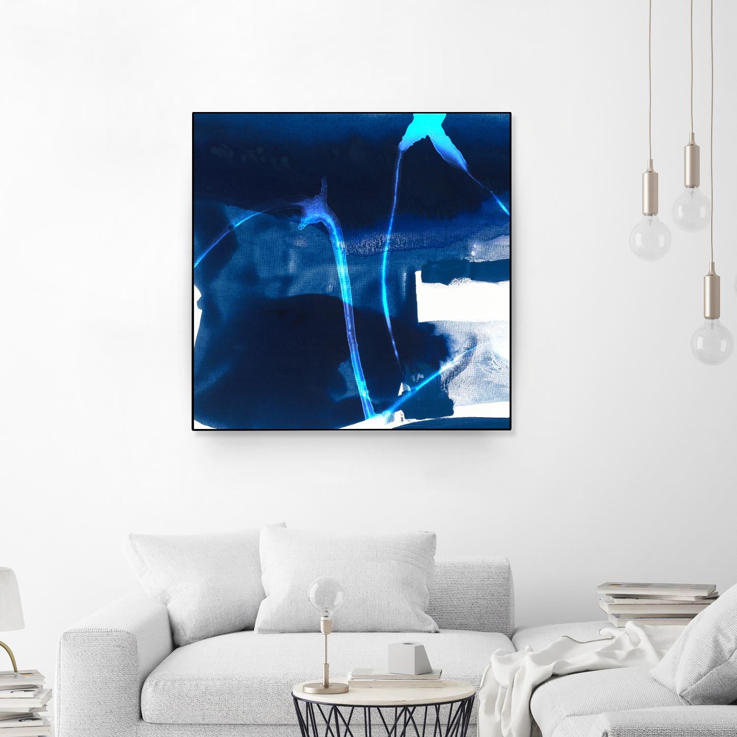 Tidal Atmosphere I by Sisa Jasper on GIANT ART - blue abstract
