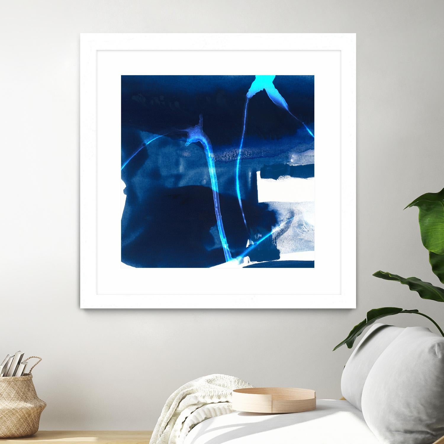 Tidal Atmosphere I by Sisa Jasper on GIANT ART - blue abstract