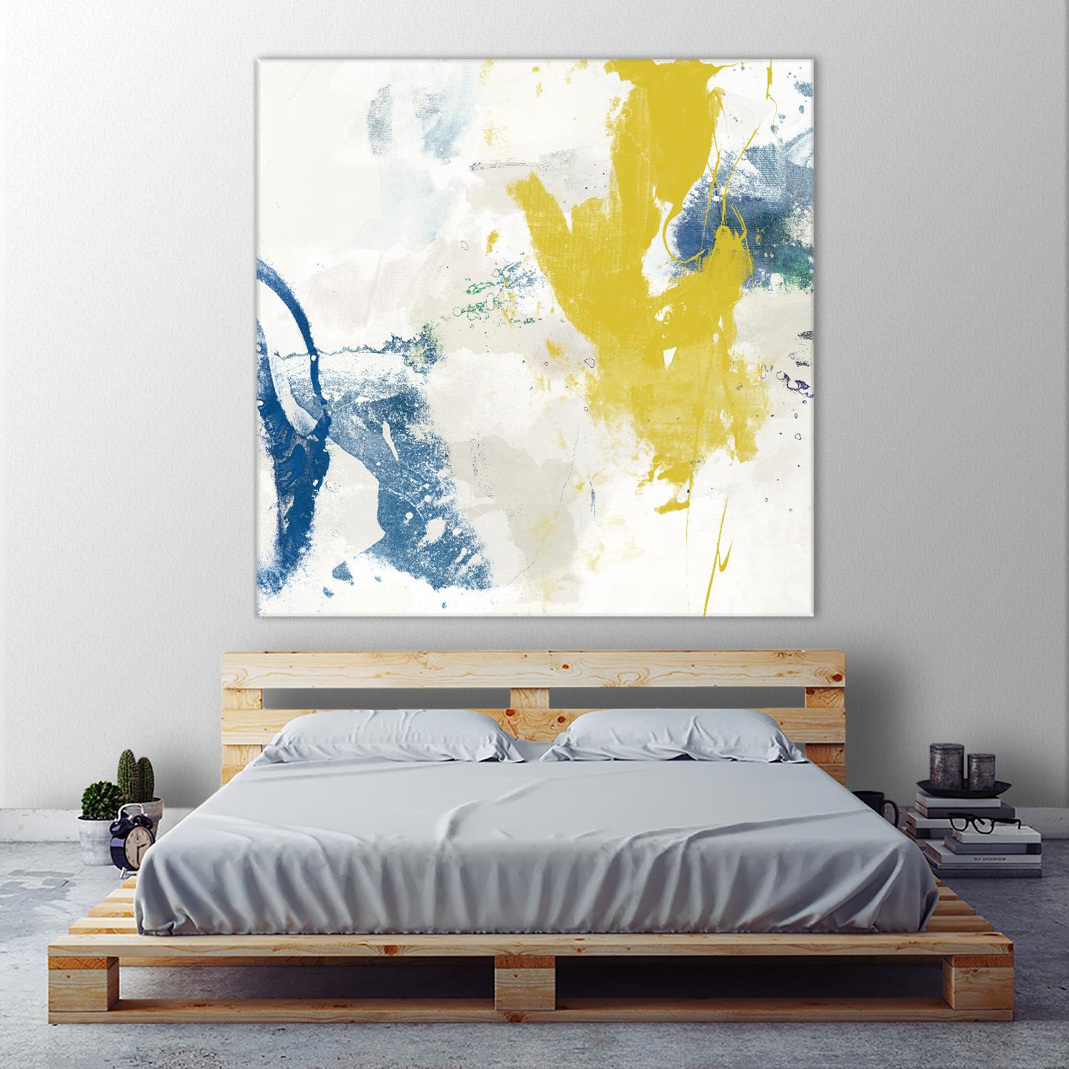 Impulse I by Sisa Jasper on GIANT ART - blue abstract
