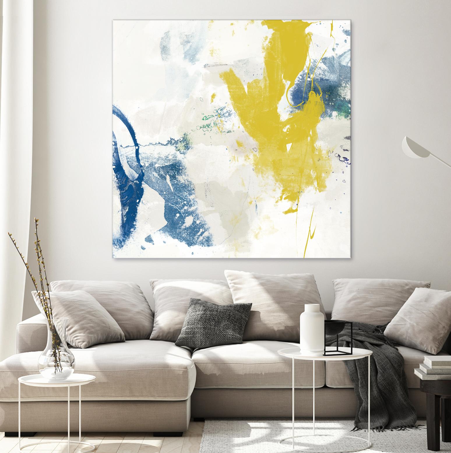 Impulse I by Sisa Jasper on GIANT ART - blue abstract