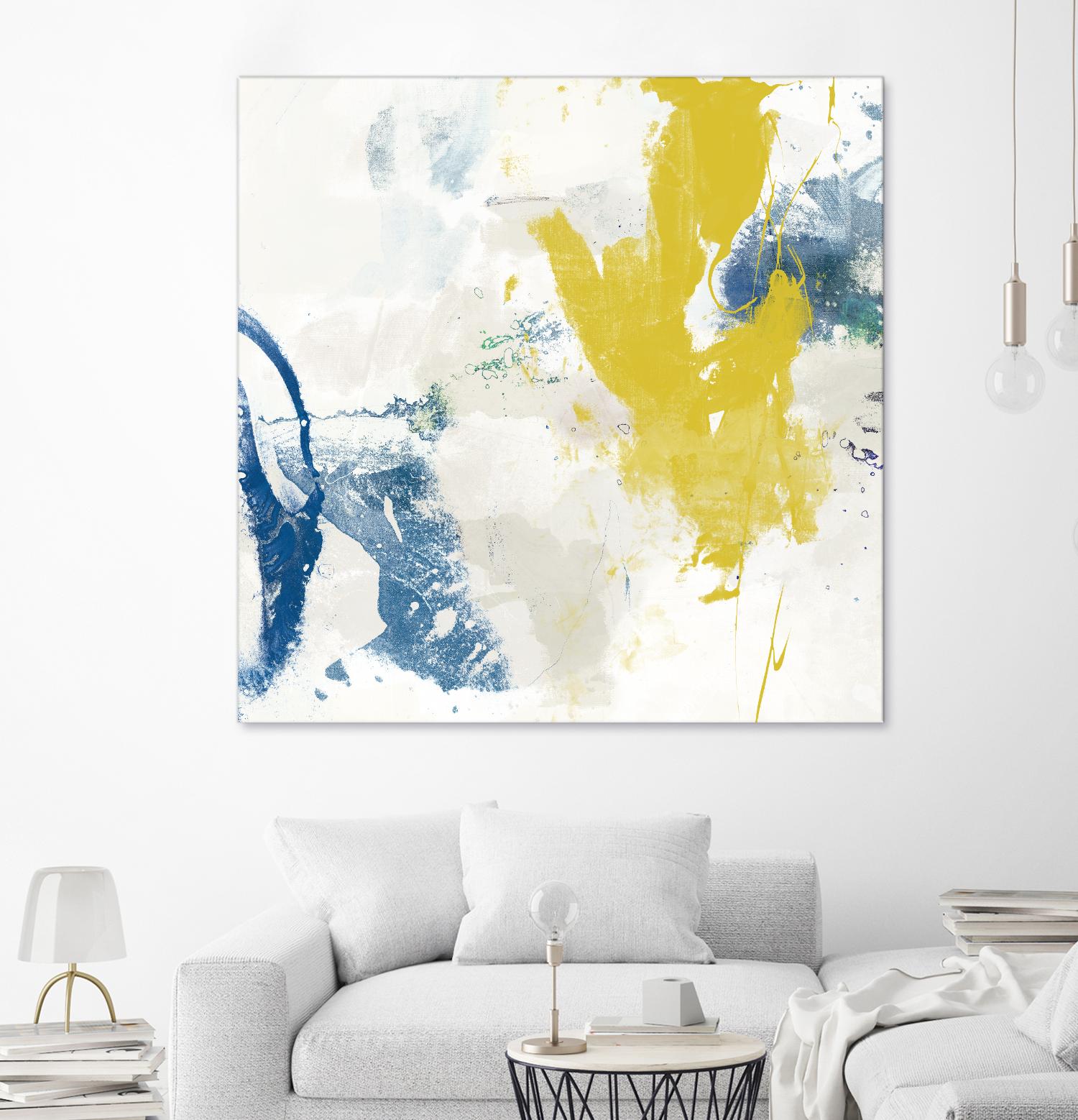 Impulse I by Sisa Jasper on GIANT ART - blue abstract