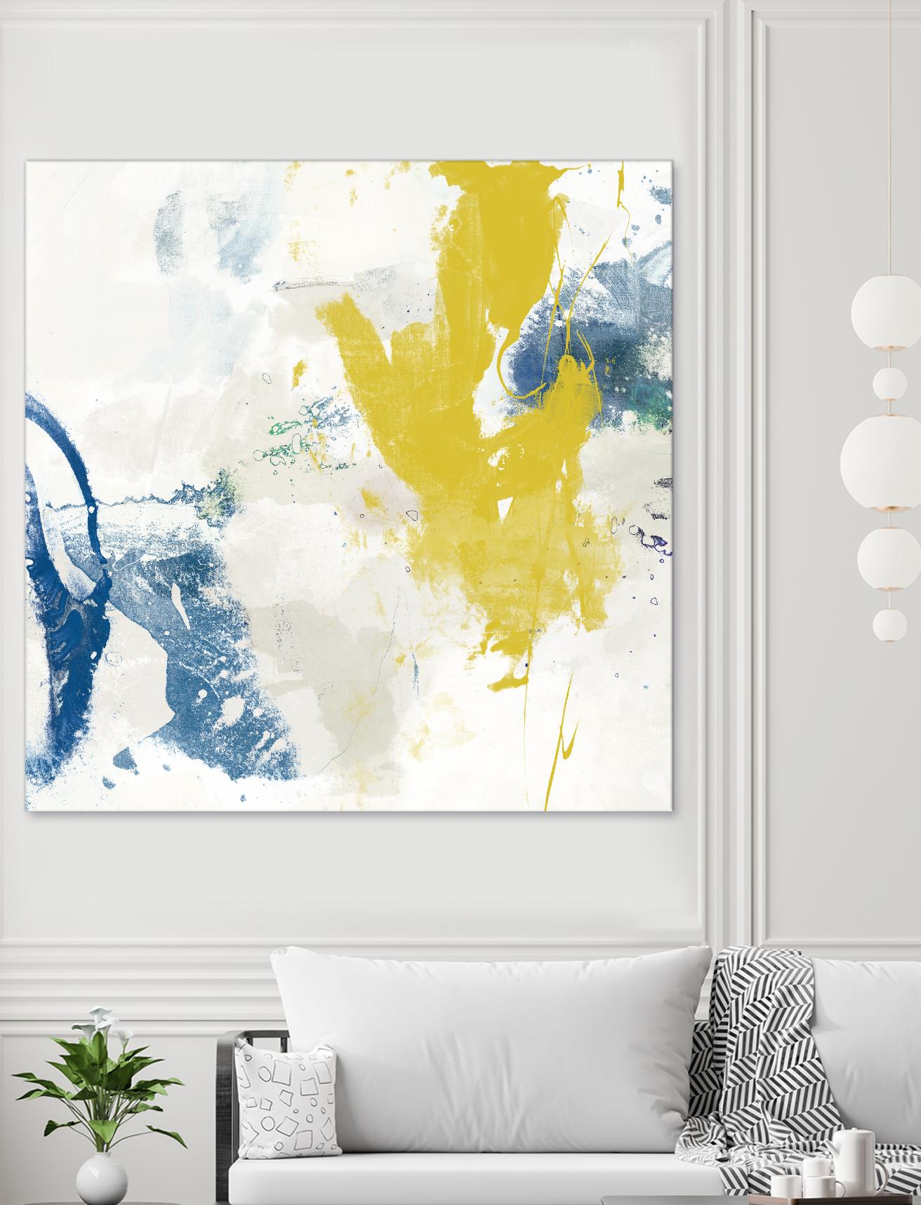 Impulse I by Sisa Jasper on GIANT ART - blue abstract
