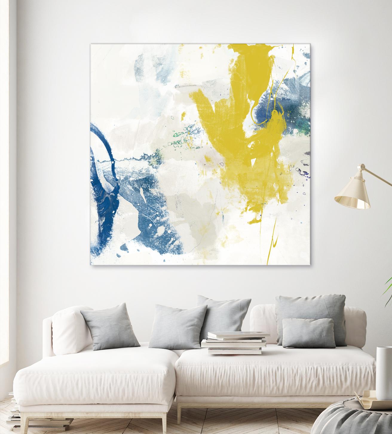 Impulse I by Sisa Jasper on GIANT ART - blue abstract