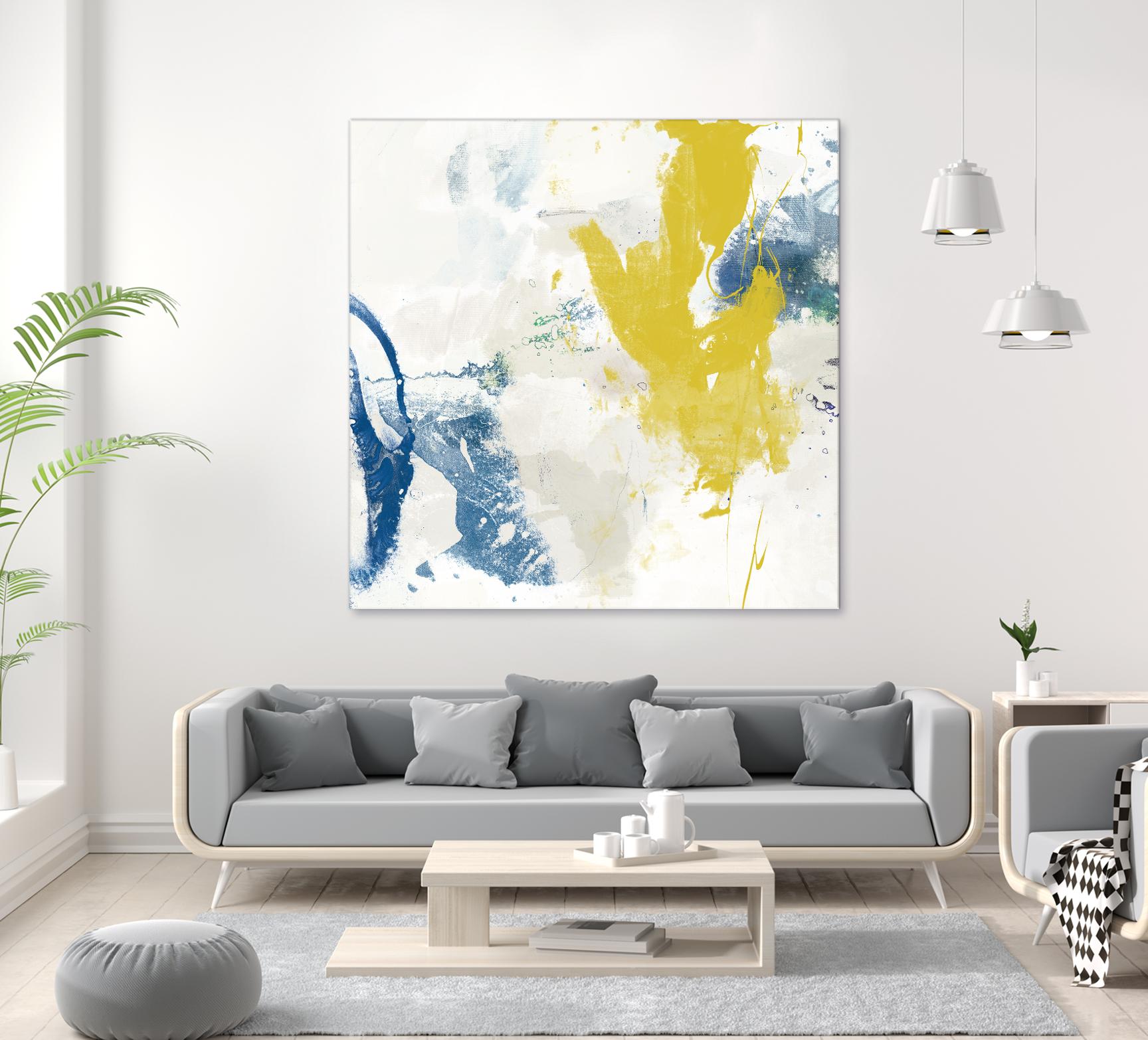 Impulse I by Sisa Jasper on GIANT ART - blue abstract