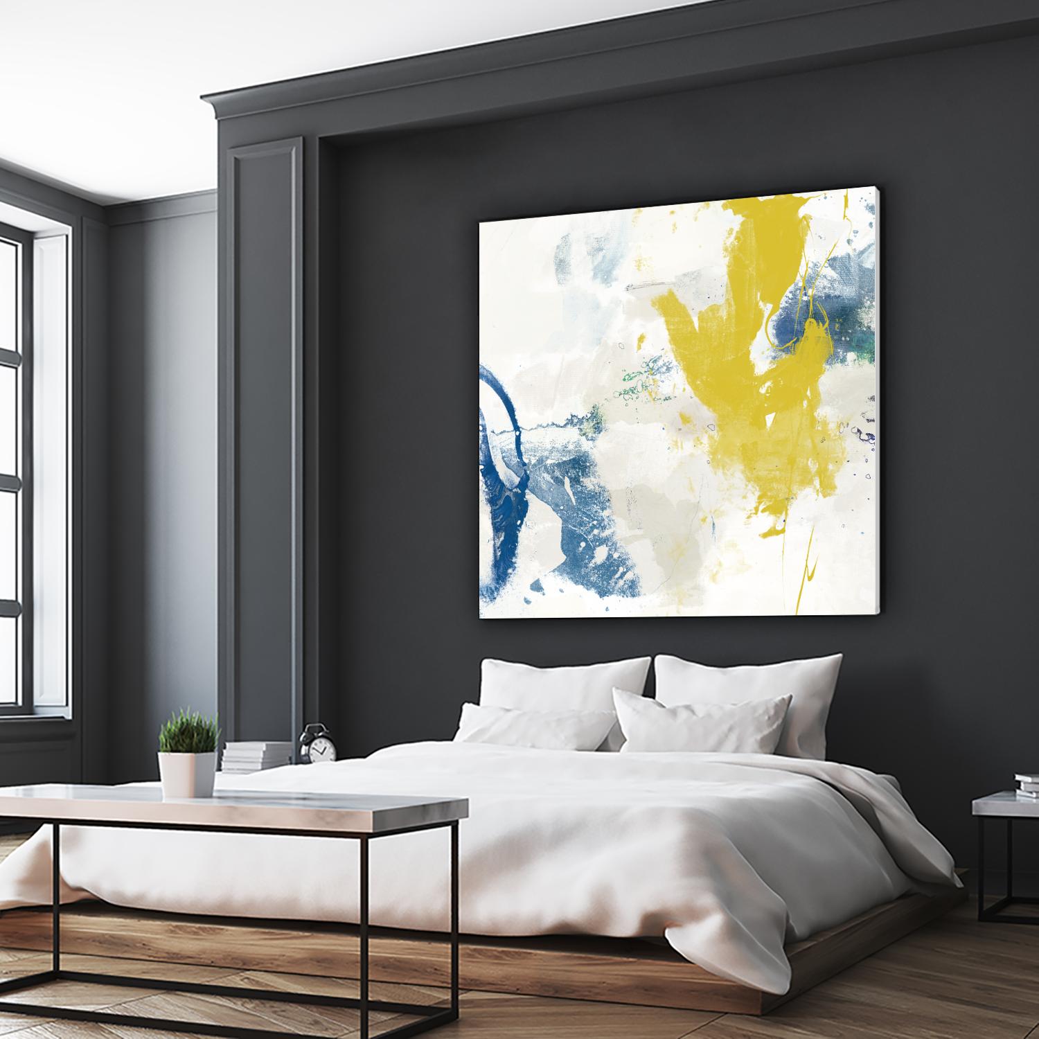 Impulse I by Sisa Jasper on GIANT ART - blue abstract