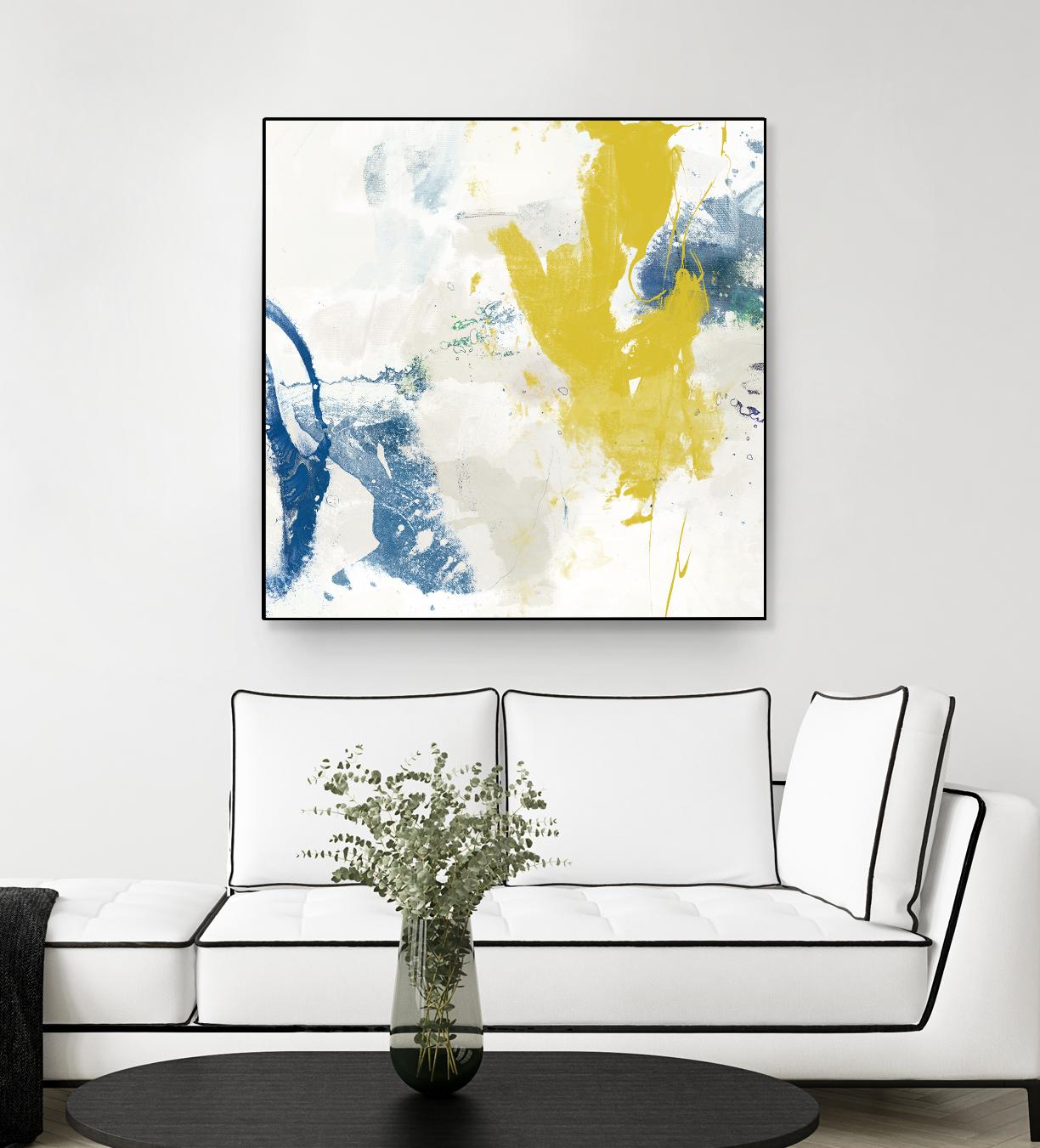 Impulse I by Sisa Jasper on GIANT ART - blue abstract