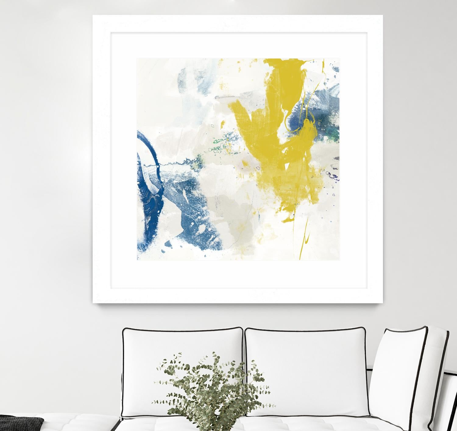 Impulse I by Sisa Jasper on GIANT ART - blue abstract