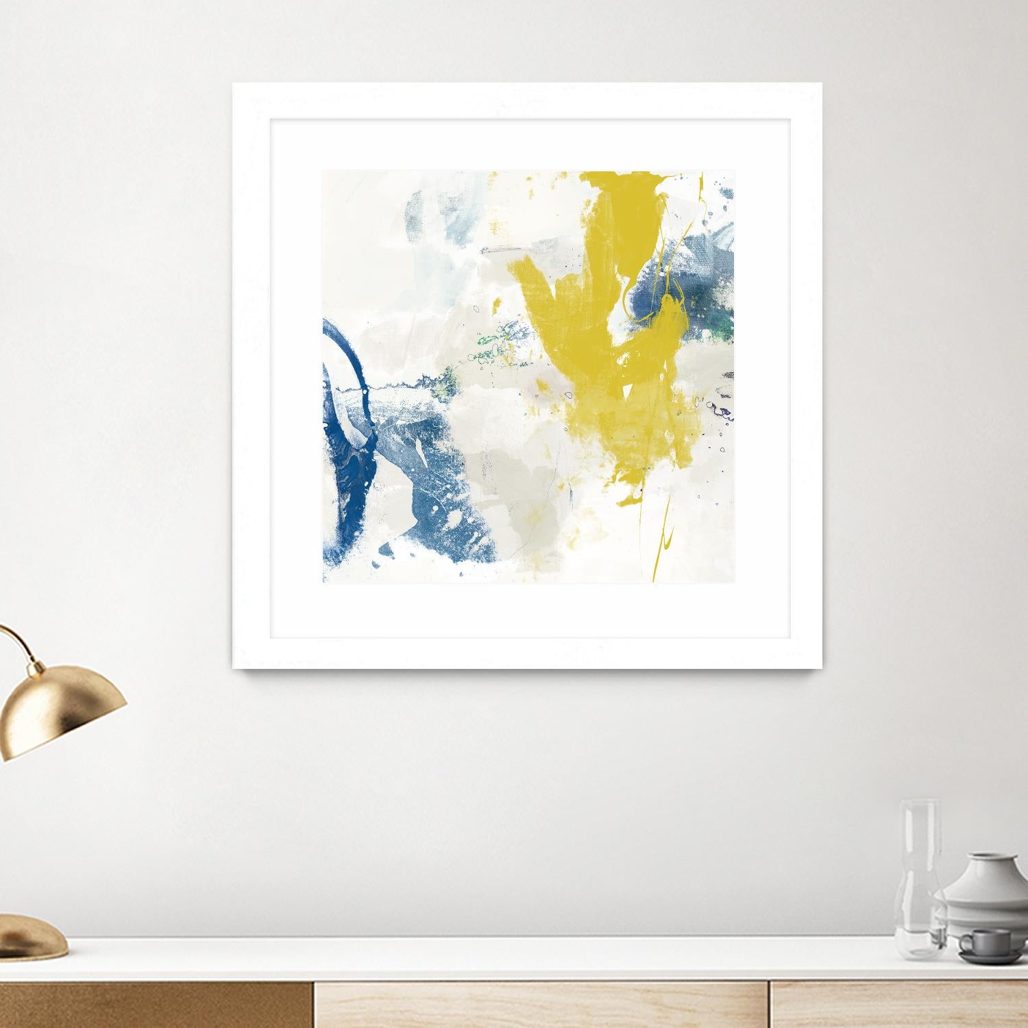 Impulse I by Sisa Jasper on GIANT ART - blue abstract