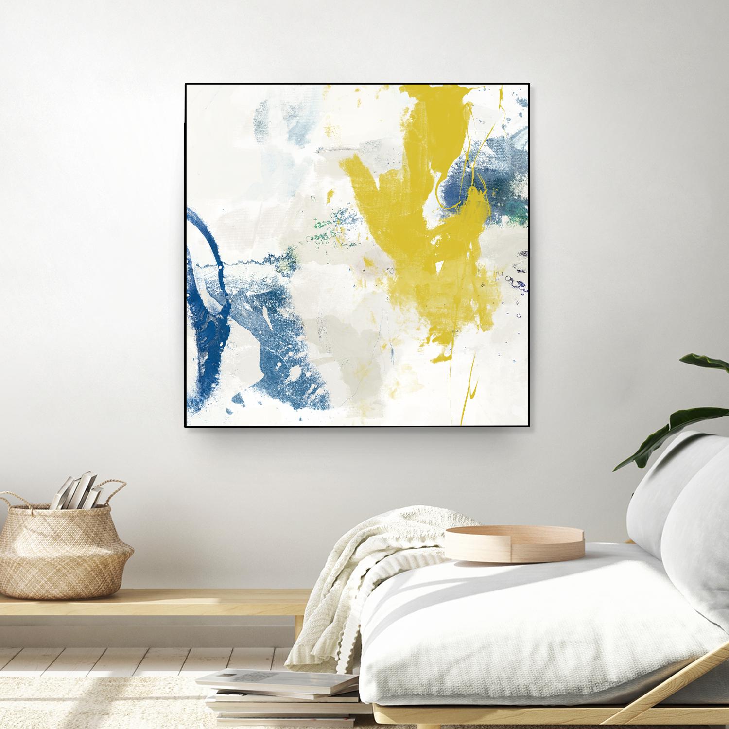 Impulse I by Sisa Jasper on GIANT ART - blue abstract