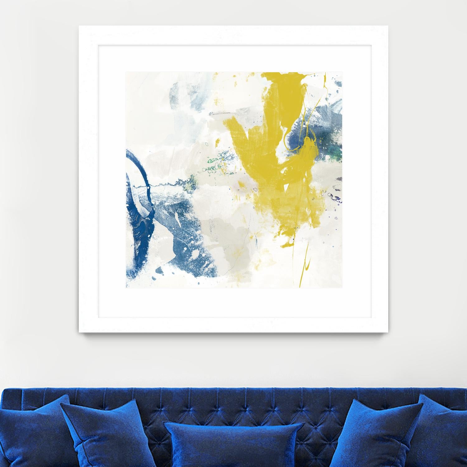 Impulse I by Sisa Jasper on GIANT ART - blue abstract