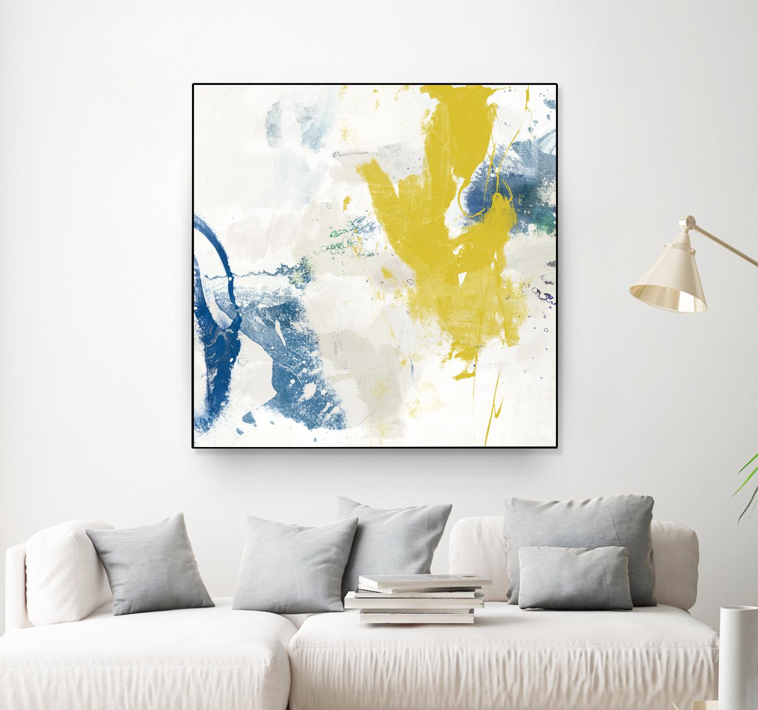 Impulse I by Sisa Jasper on GIANT ART - blue abstract