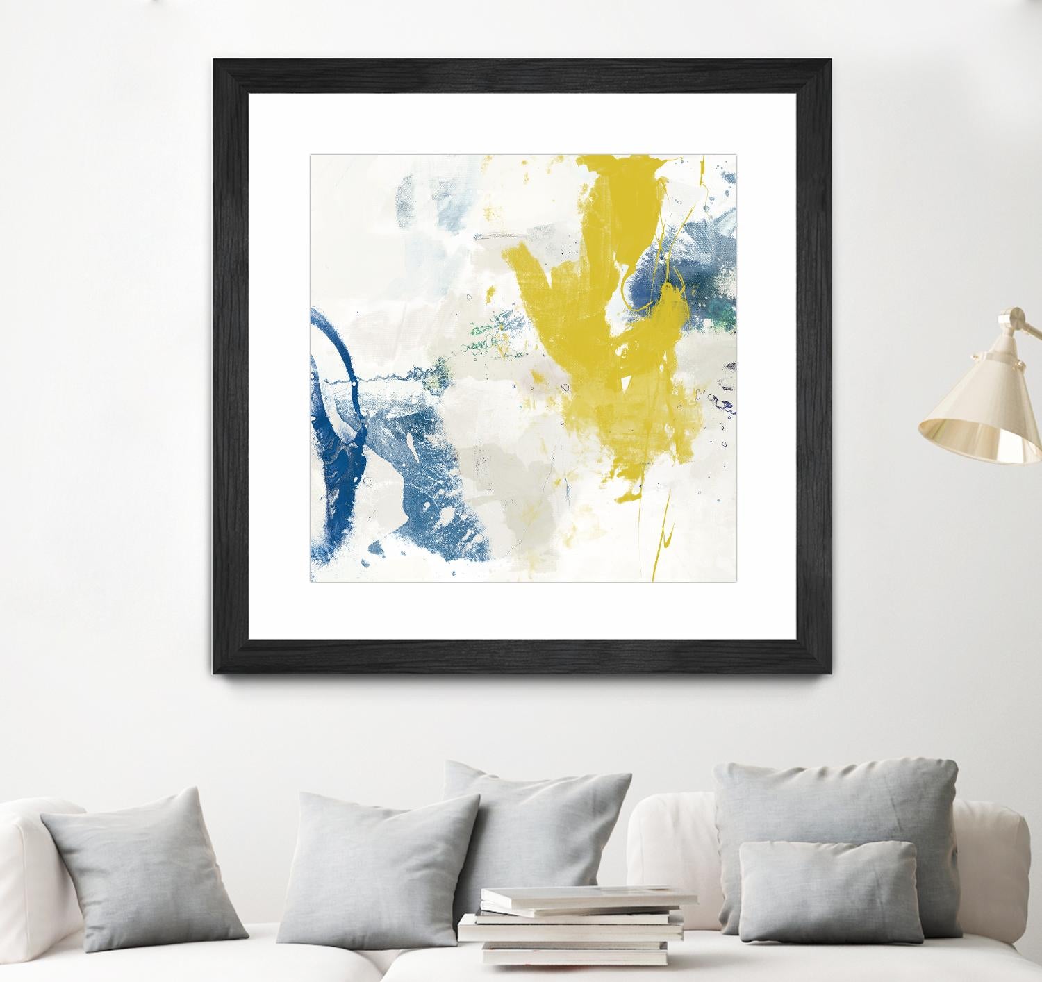 Impulse I by Sisa Jasper on GIANT ART - blue abstract