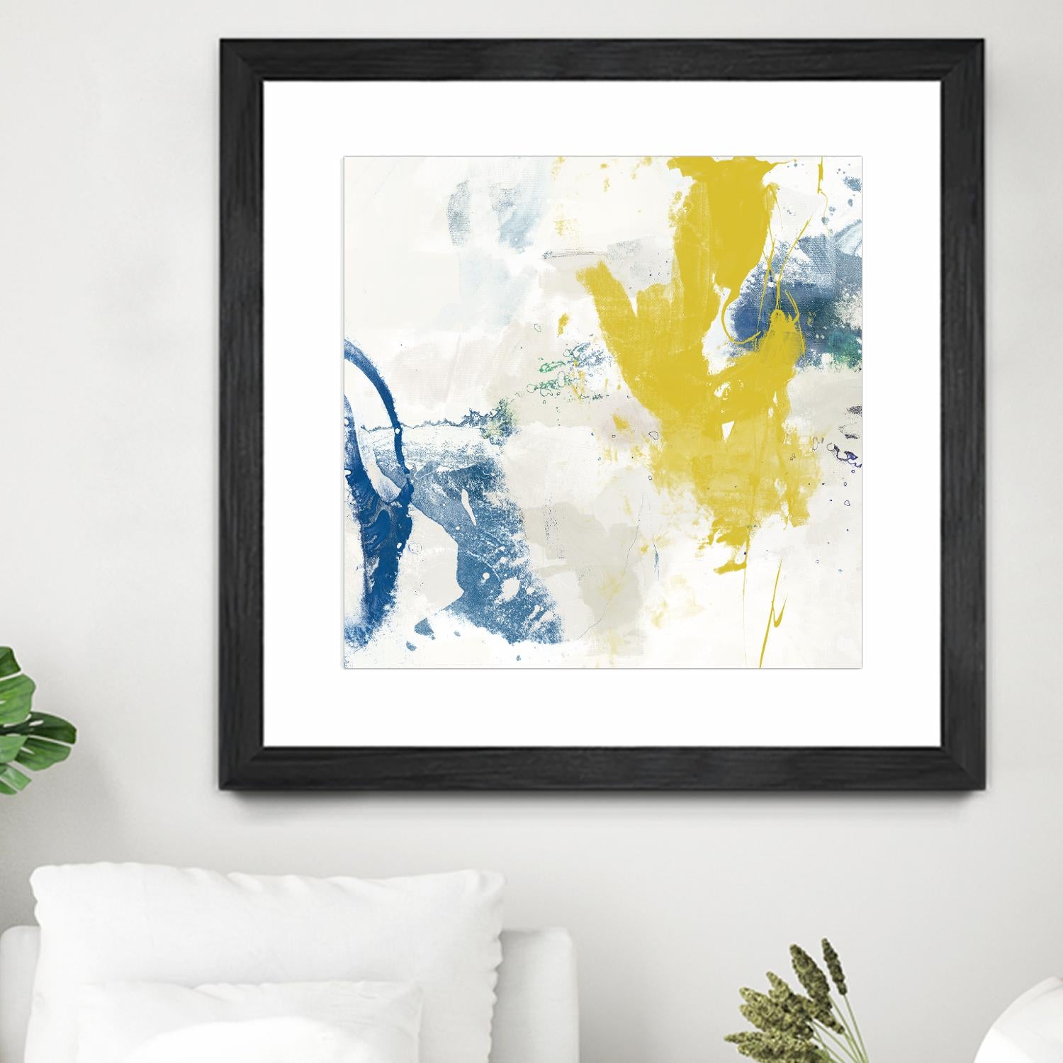 Impulse I by Sisa Jasper on GIANT ART - blue abstract