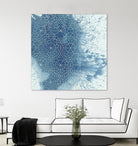 Crystalline II by Chariklia Zarris on GIANT ART - blue abstract
