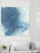 Crystalline II by Chariklia Zarris on GIANT ART - blue abstract