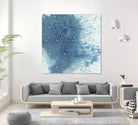 Crystalline II by Chariklia Zarris on GIANT ART - blue abstract