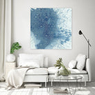 Crystalline II by Chariklia Zarris on GIANT ART - blue abstract