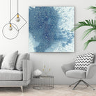 Crystalline II by Chariklia Zarris on GIANT ART - blue abstract