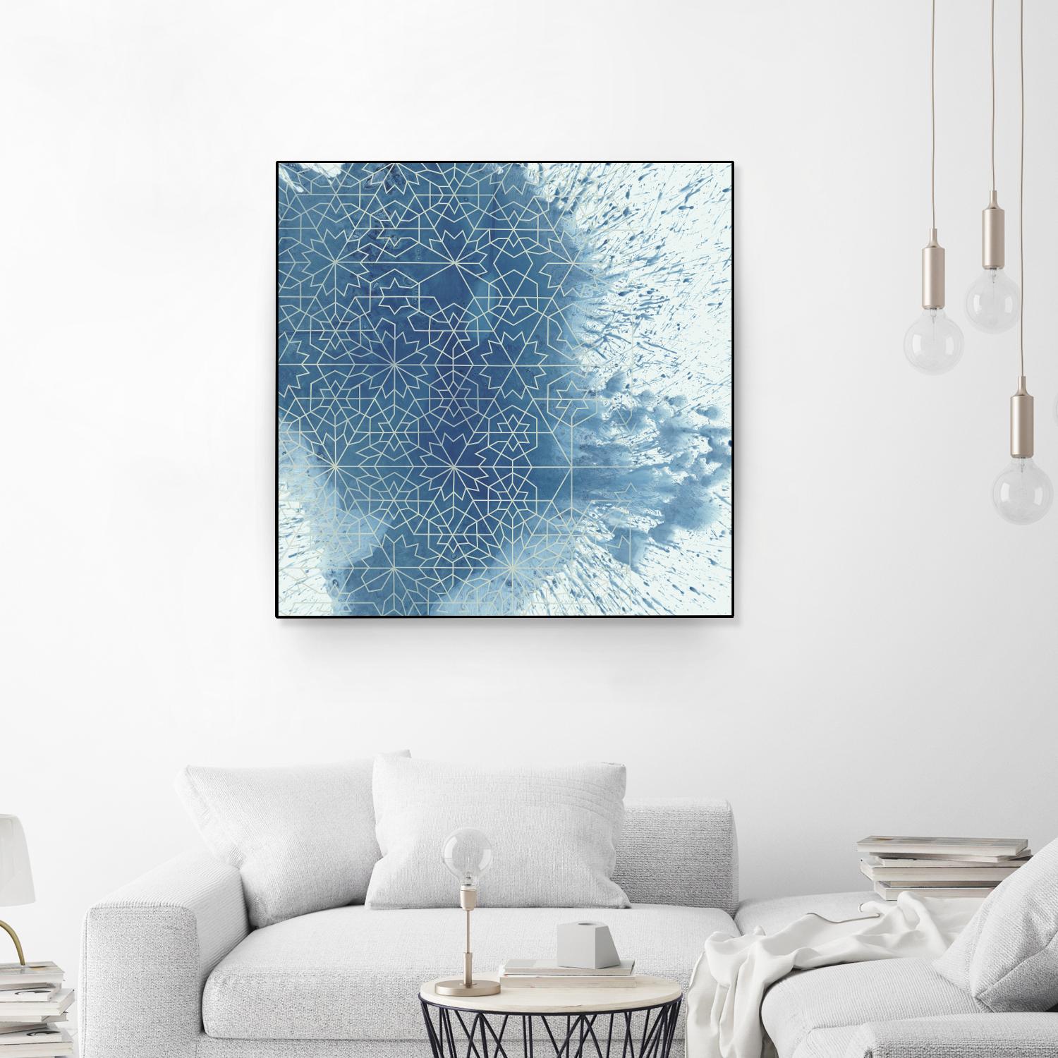 Crystalline II by Chariklia Zarris on GIANT ART - blue abstract