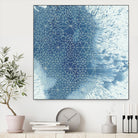 Crystalline II by Chariklia Zarris on GIANT ART - blue abstract