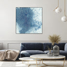Crystalline II by Chariklia Zarris on GIANT ART - blue abstract