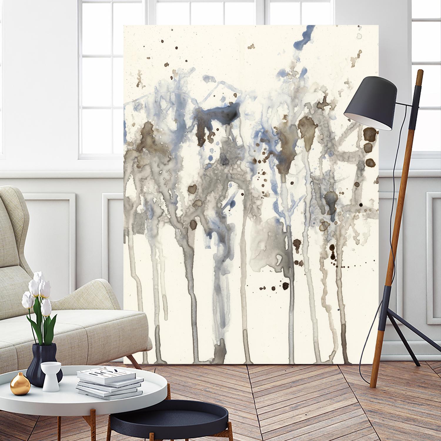 Neutral Splash I by Jennifer Goldberger on GIANT ART - abstract