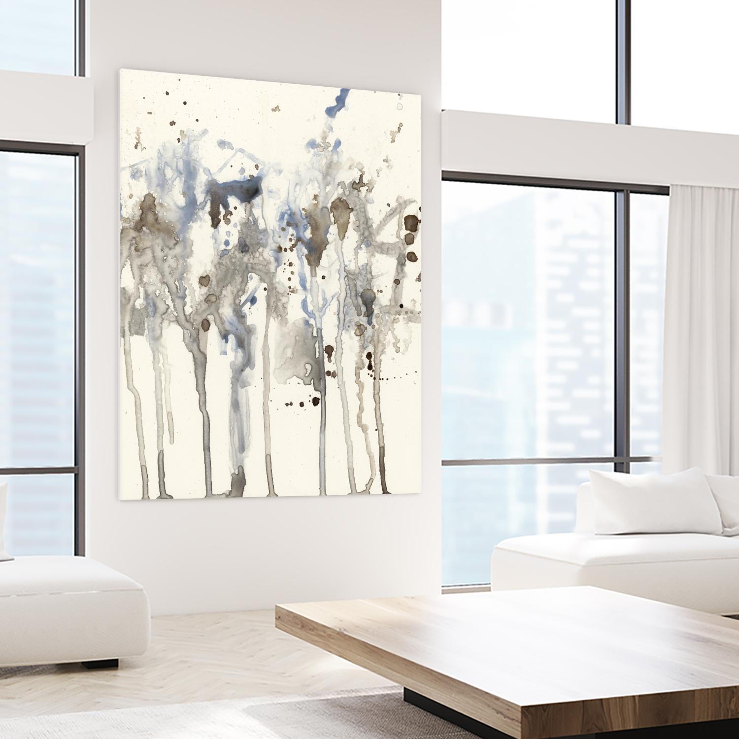 Neutral Splash I by Jennifer Goldberger on GIANT ART - abstract