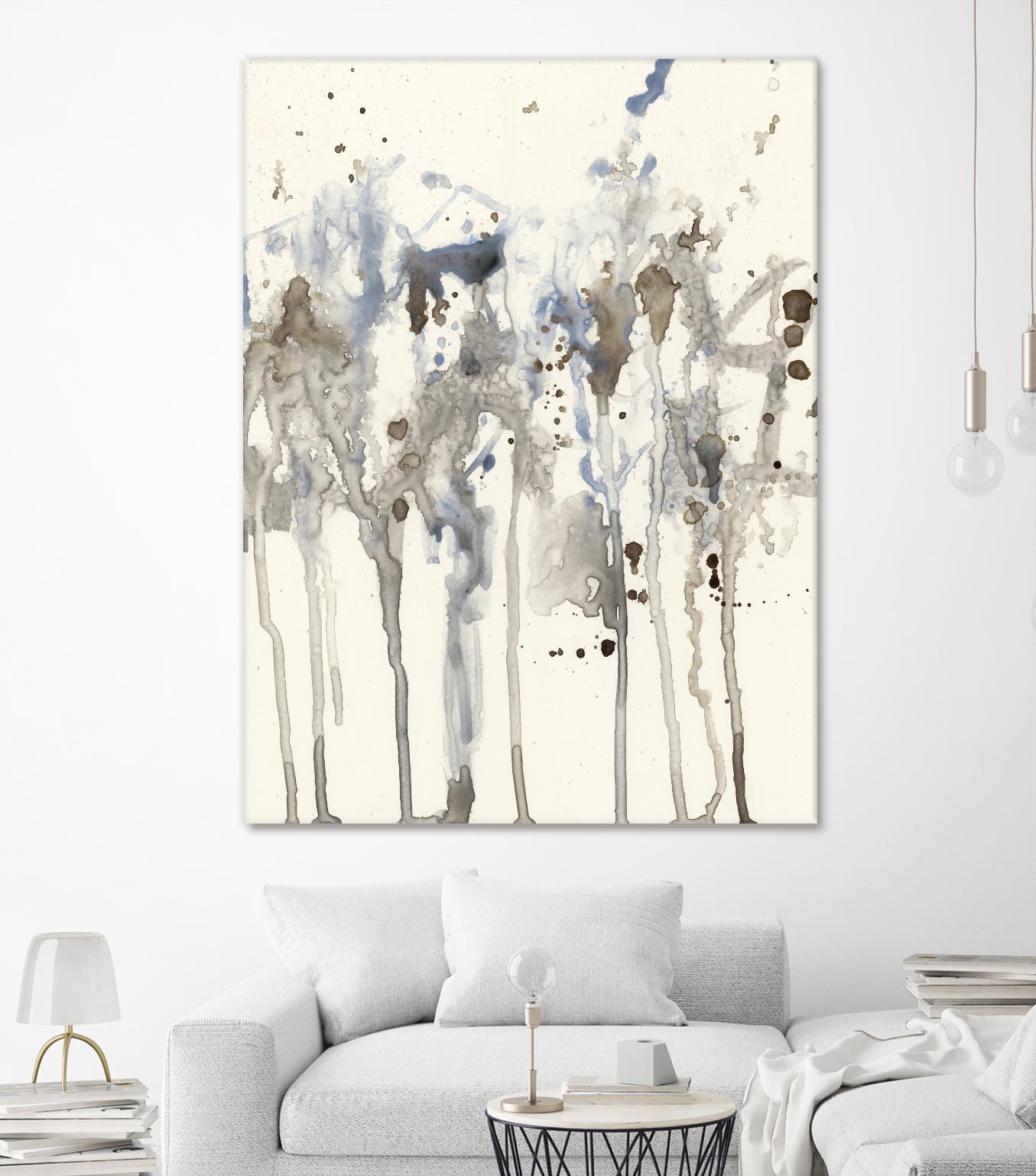 Neutral Splash I by Jennifer Goldberger on GIANT ART - abstract